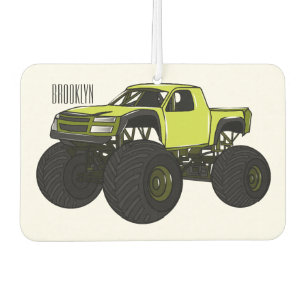 Désodorisant Pour Voiture Illustration de camion monstre