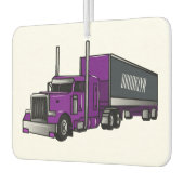 Désodorisant Pour Voiture Illustration de camion semi-remorque (Gauche)