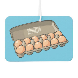 Désodorisant Pour Voiture Illustration de carton d'oeufs