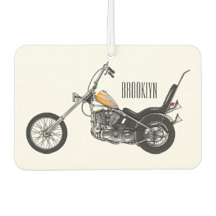 Désodorisant Pour Voiture Illustration de Chopper Motorcycle 1950