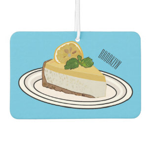 Désodorisant Pour Voiture Illustration de citron cheesecake