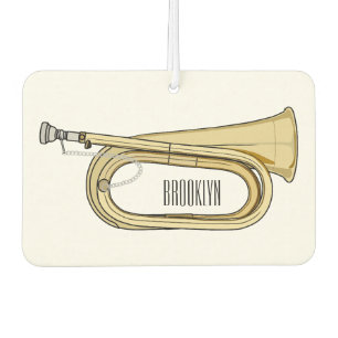 Désodorisant Pour Voiture Illustration de dessin animé Bugle