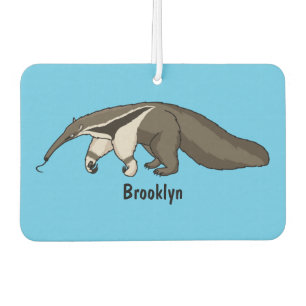 Désodorisant Pour Voiture Illustration de dessin animé d'Anteater happy