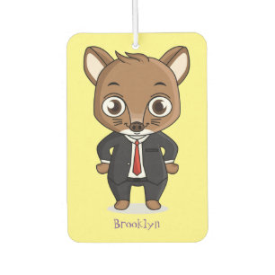 Désodorisant Pour Voiture Illustration de dessin animé de rat mignon