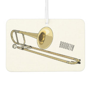 Désodorisant Pour Voiture Illustration de dessin animé de Trombone