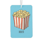 Désodorisant Pour Voiture Illustration de dessin animé Popcorn (Dos)