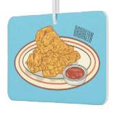 Désodorisant Pour Voiture Illustration de dessin animé sur le poulet frit (Gauche)