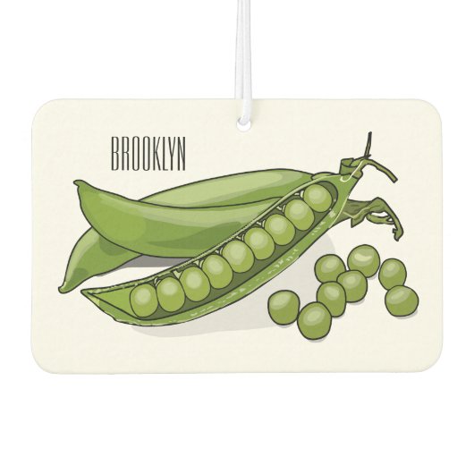 Désodorisant Pour Voiture Illustration de dessin de pois (Devant)