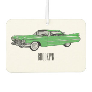 Désodorisant Pour Voiture Illustration de dessin de voiture classique 1959