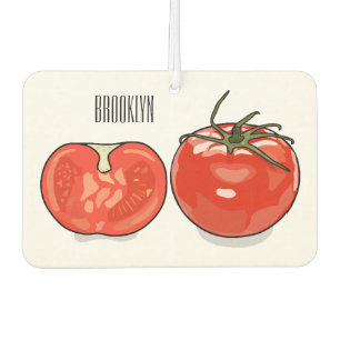Désodorisant Pour Voiture Illustration de dessin sur la tomate