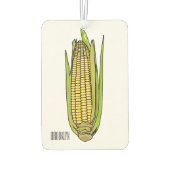 Désodorisant Pour Voiture Illustration de dessin sur le maïs (Dos)