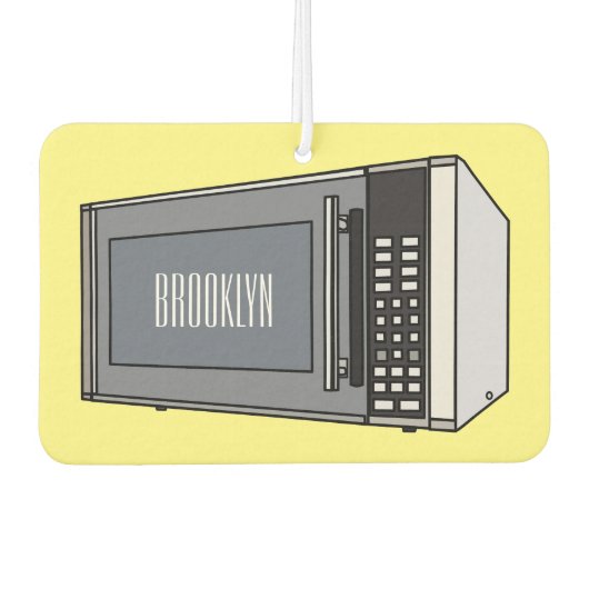 Désodorisant Pour Voiture Illustration de dessin sur micro-ondes (Devant)