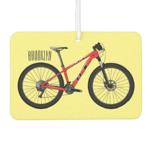 Désodorisant Pour Voiture Illustration de la bande dessinée de vélo