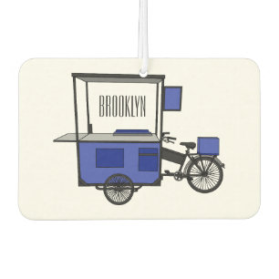 Désodorisant Pour Voiture Illustration de la charrette alimentaire