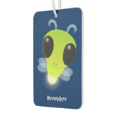 Désodorisant Pour Voiture Illustration de la luciole vert mou (Gauche)