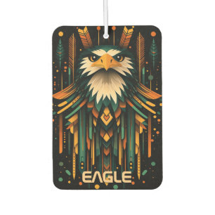 Désodorisant Pour Voiture Illustration de l'aigle géométrique