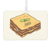Désodorisant Pour Voiture Illustration de Lasagna (Dos)