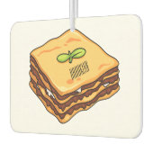 Désodorisant Pour Voiture Illustration de Lasagna (Gauche)
