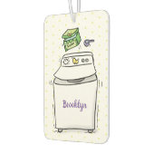 Désodorisant Pour Voiture Illustration de lave-linge mignonne (Gauche)