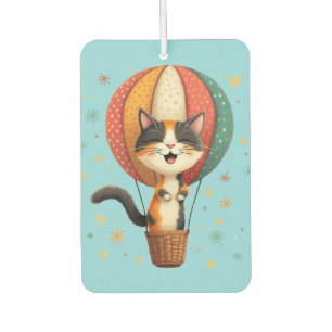 Désodorisant Pour Voiture Illustration de l'aventure de Calico Cat