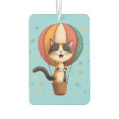 Désodorisant Pour Voiture Illustration de l'aventure de Calico Cat (Dos)