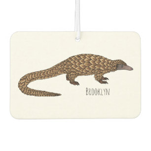 Désodorisant Pour Voiture Illustration de pangolin à queue longue