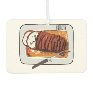 Désodorisant Pour Voiture Illustration de poitrine de dinde rôtie