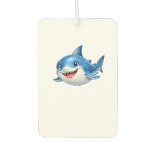 Désodorisant Pour Voiture Illustration de requin mignon aux grands yeux Anim