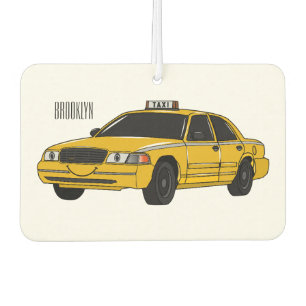 Désodorisant Pour Voiture Illustration de taxi