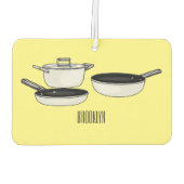 Désodorisant Pour Voiture Illustration des jeux de cuisine (Dos)