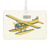 Désodorisant Pour Voiture Illustration d'hydravion (Dos)
