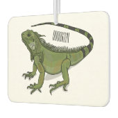 Désodorisant Pour Voiture Illustration d'Iguana (Gauche)