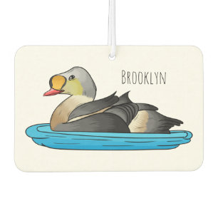 Désodorisant Pour Voiture Illustration d'oiseau de l'eider King