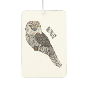Désodorisant Pour Voiture Illustration d'oiseau de Tawny frogmouth