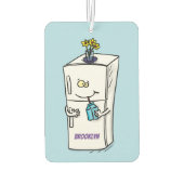 Désodorisant Pour Voiture Illustration drôle de réfrigérateur (Dos)