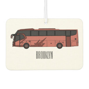 Désodorisant Pour Voiture Illustration du bus