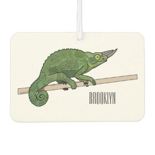 Désodorisant Pour Voiture Illustration du caméléon de Jackson