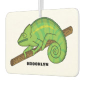 Désodorisant Pour Voiture Illustration du caméléon de la parson (Gauche)