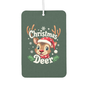 Désodorisant Pour Voiture Illustration du cerf de Noël mignon