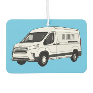 Désodorisant Pour Voiture Illustration du fourgon de livraison