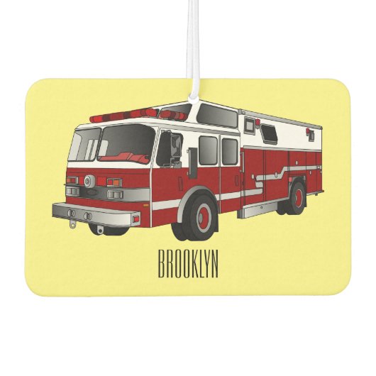 Désodorisant Pour Voiture Illustration du moteur à incendie (Devant)