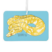 Désodorisant Pour Voiture Illustration du serpent python birman (Dos)
