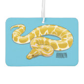 Désodorisant Pour Voiture Illustration du serpent python birman (Dos)