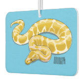 Désodorisant Pour Voiture Illustration du serpent python birman (Gauche)