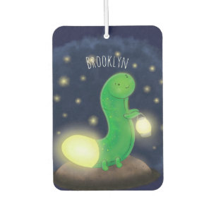 Désodorisant Pour Voiture Illustration du ver vert mou