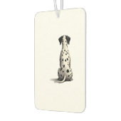 Désodorisant Pour Voiture Illustration d'un dalmatien vintage vu de derrière (Gauche)