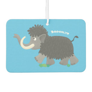 Désodorisant Pour Voiture Illustration d'un mammouth laineux mou