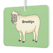 Désodorisant Pour Voiture Illustration d'un mouton joyeux (Gauche)