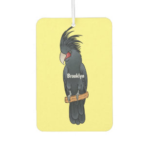 Désodorisant Pour Voiture Illustration d'un oiseau de cobaye de palme