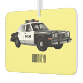 Désodorisant Pour Voiture Illustration d'une voiture de police (Gauche)